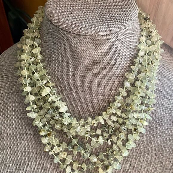 Multistrand gemstone necklace  - Picture 2 of 5